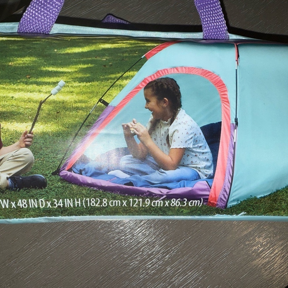 Ozark trail Kids Dome Tent - Purple and Blue NEW - Picture 3 of 3